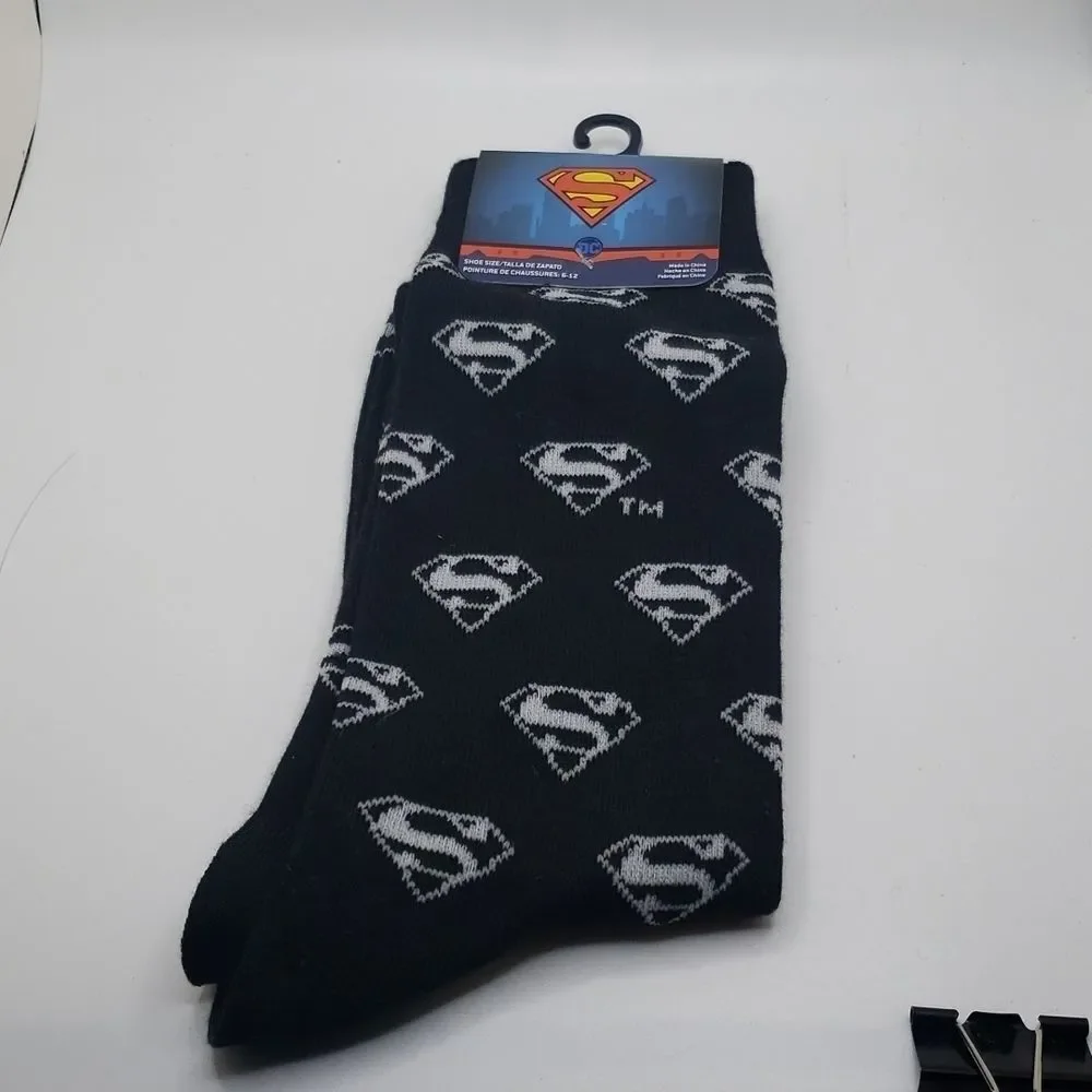 D.C. COMIC Superman socks superman symbols